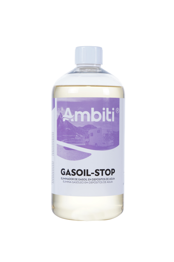 Líquid eliminador de gasoil en dipòsits d'aigua Ambiti Gasoil Stop