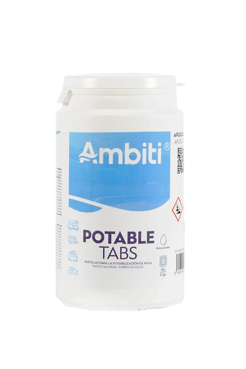 Pastillas potabilizadoras de agua Ambiti Potable Tabs