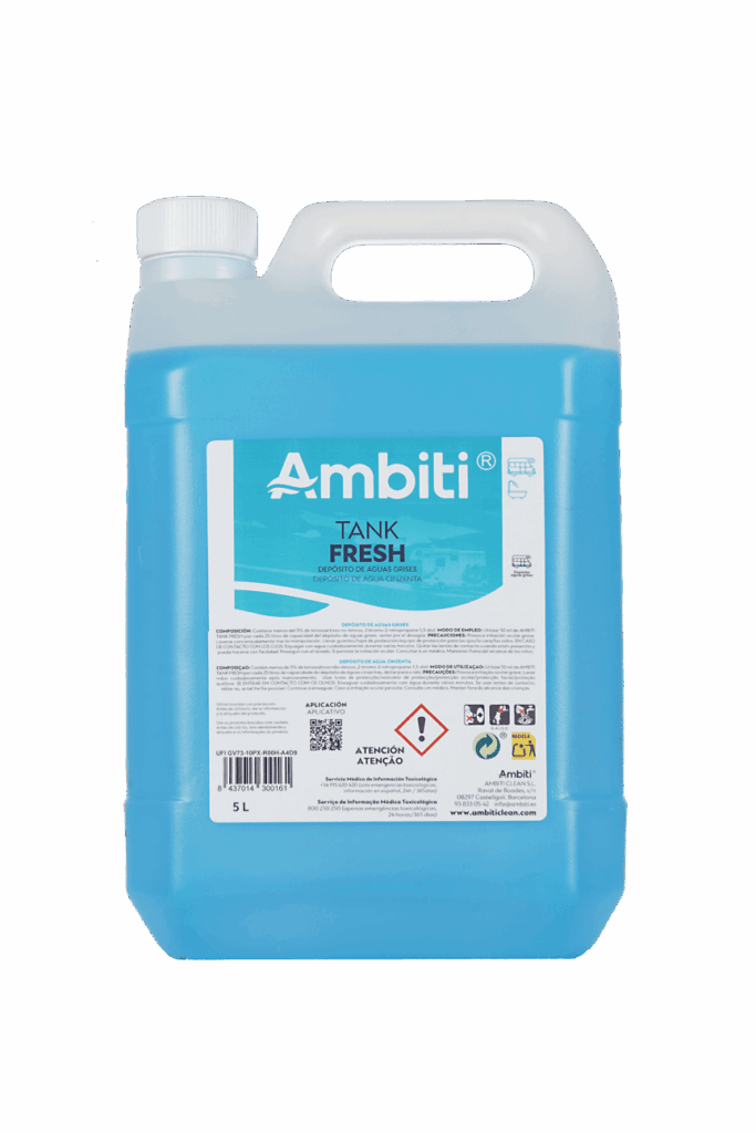Líquid per al dipòsit d'aigües grises Ambiti Tank Fresh Garrafa