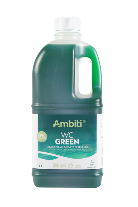 Líquid sense perfums per al dipòsit d'aigües negres Ambiti Green Ampolla