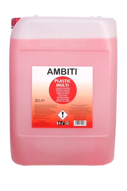 Líquid per la neteja de greix i brutícia d'interiors Ambiti Plastic Bidó